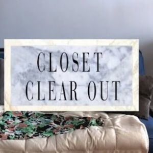 ⚡️ONE DAY CLOSET CLEAROUT⚡️