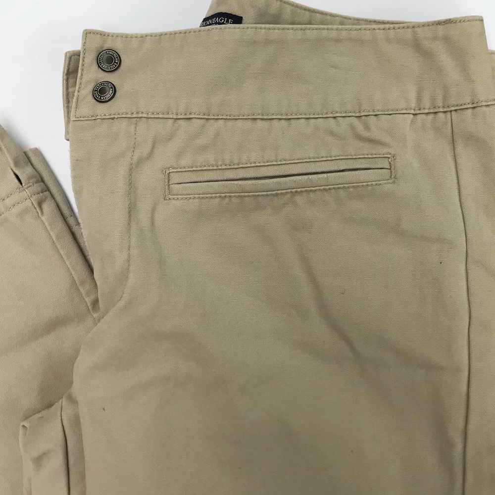 American Eagle Khaki Bootcut Pant Size 2 - Picture 1 of 6
