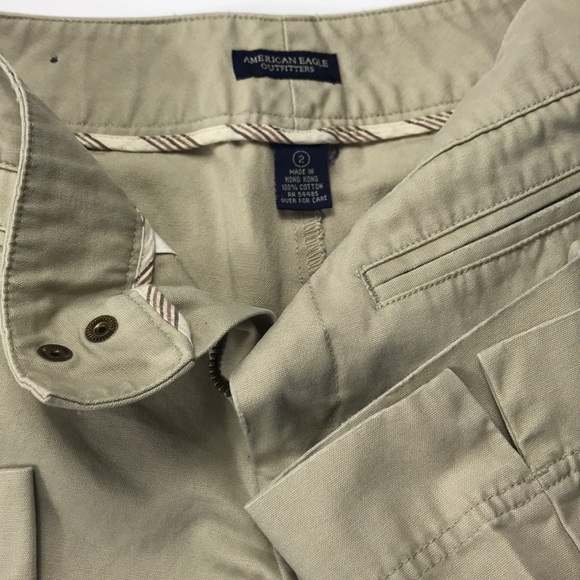 American Eagle Khaki Bootcut Pant Size 2 - Picture 4 of 6