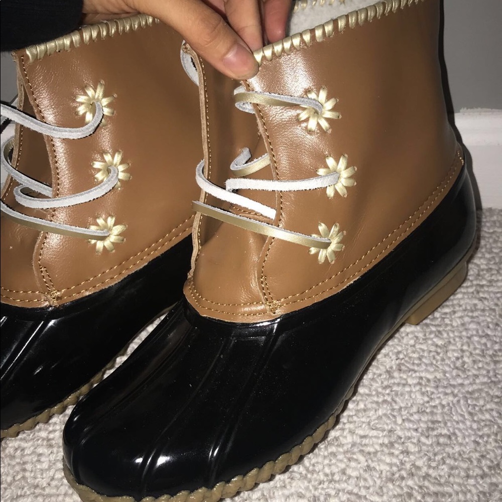 Authentic Navy Jack Rogers Booties Size 9