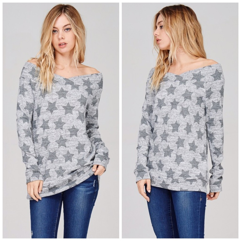 LAST 1!  ❤️So soft and warm brushed hacci top! - Picture 2 of 4