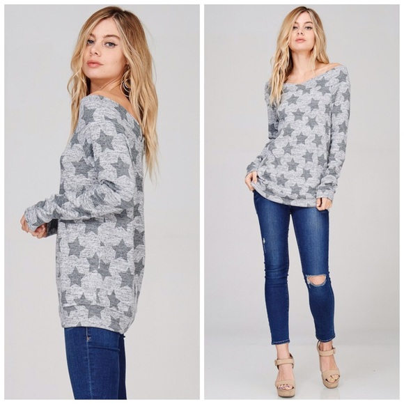 LAST 1!  ❤️So soft and warm brushed hacci top! - Picture 4 of 4