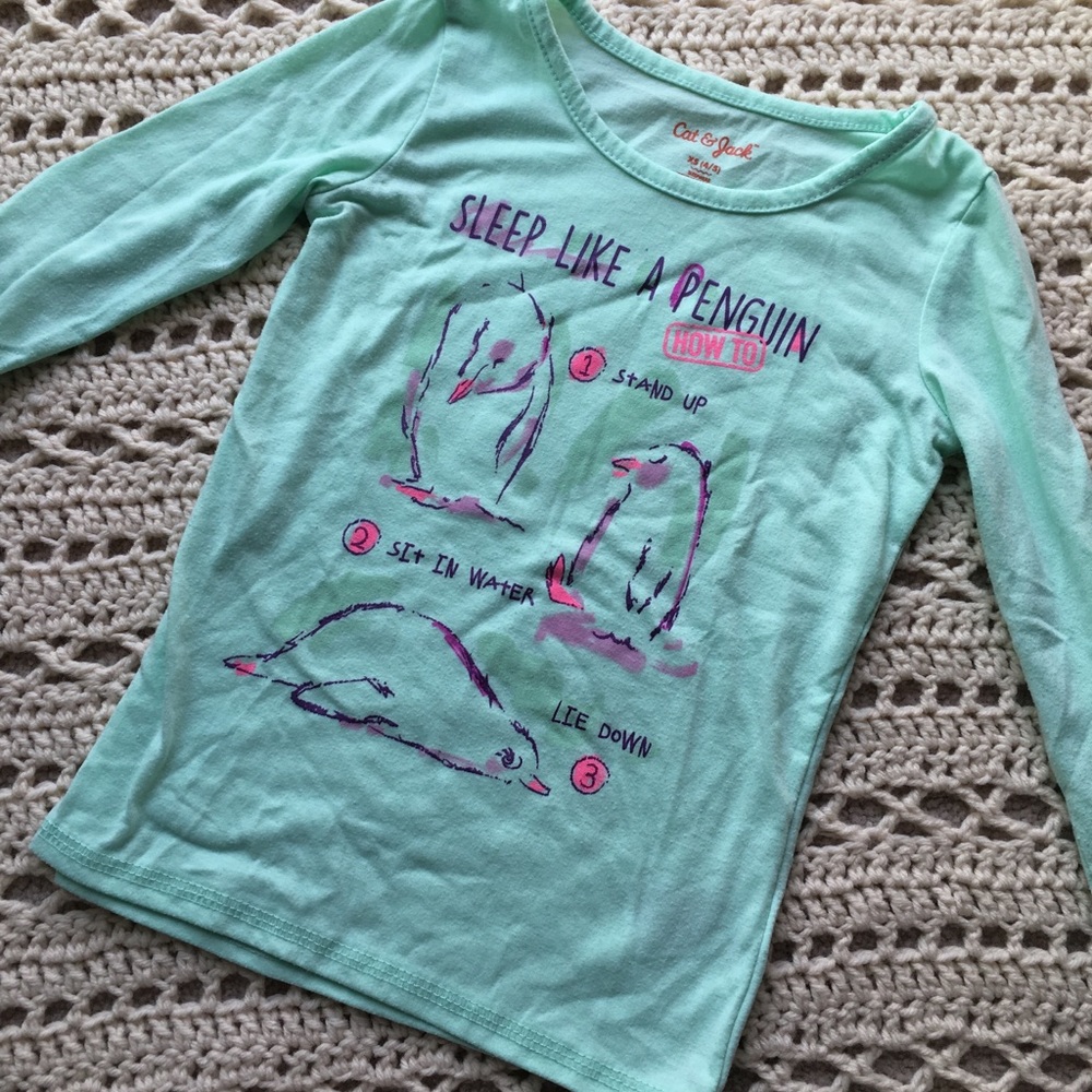 ❌SOLD❌ 🎀 How To Sleep Like a Penguin Shirt 🎀