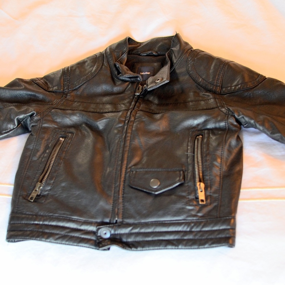 Faux Leather Jacket for boys.