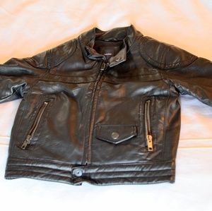 Faux Leather Jacket for boys.
