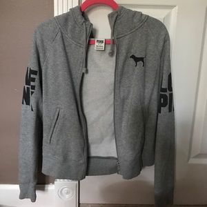 PINK Zip Up Sweatshirt