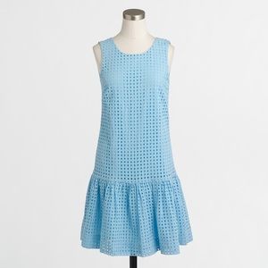 J. Crew Eyelet Flounce Dress 👗