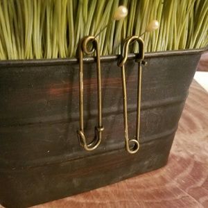 Vintage Brass Safety Pins