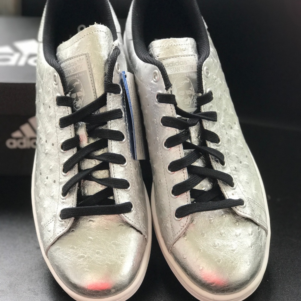 NWT Adidas 🔥Stan Smith Silvmt M AUTHENTIC - Picture 2 of 7