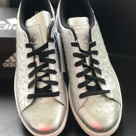 NWT Adidas 🔥Stan Smith Silvmt M AUTHENTIC - Picture 2 of 7