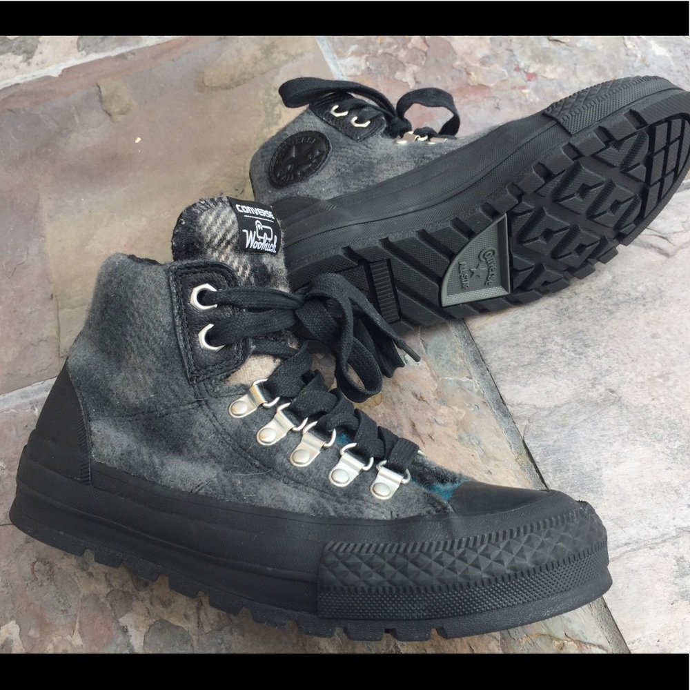 Like New! Converse Woolrich Chuck Taylor All-Stars