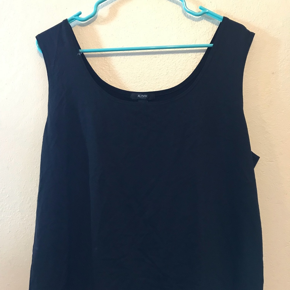 Black tank top