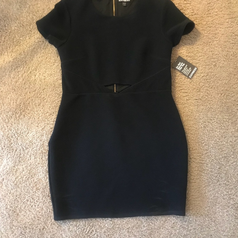 Express black dress size L