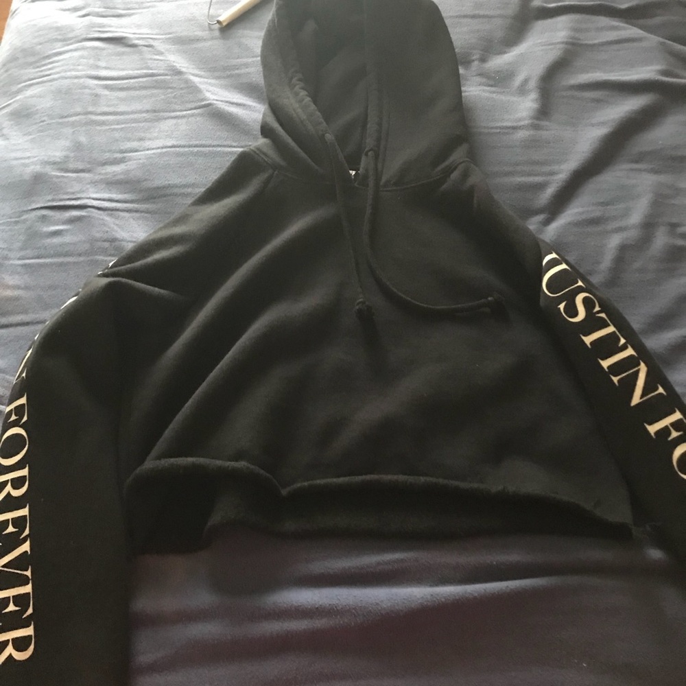 Justin Bieber purpose tour crop hoodie🔥