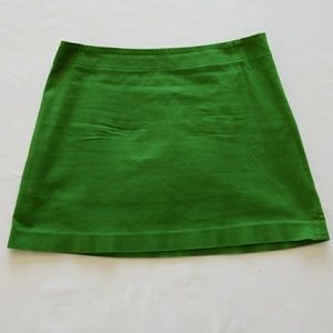 Adorable Green Express Mini Skirt
