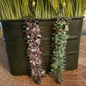 💥SALE💥 Raw Amethyst and Jade Bracelets