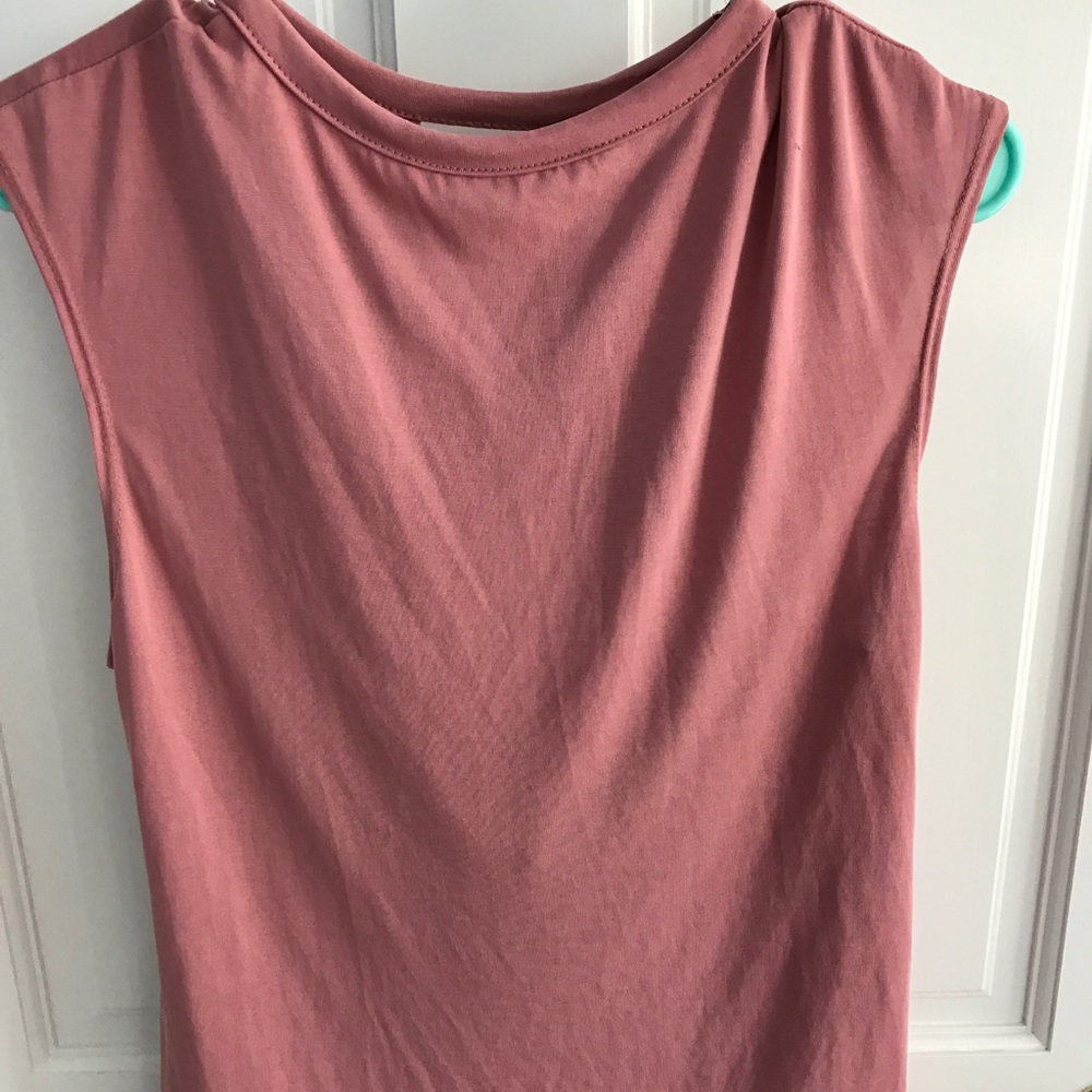 NWT pink top with keyhole back