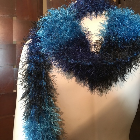 Robert Rose Accessories - Multi colored blue scarf