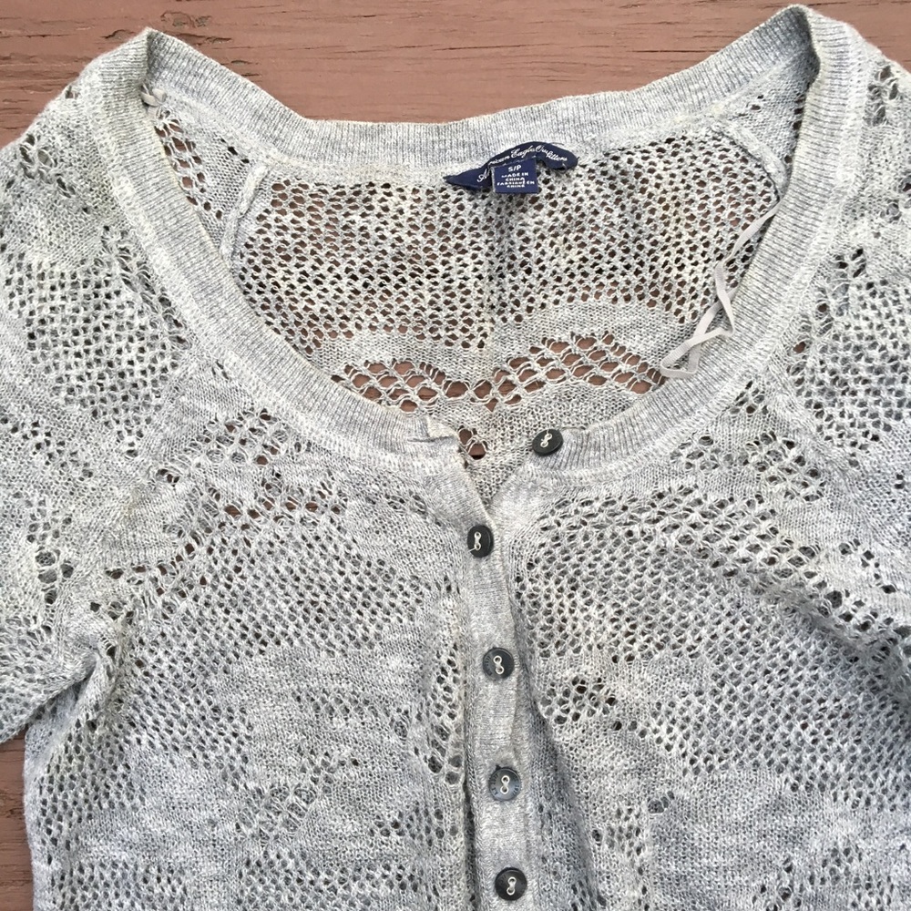Knit Mesh Top - Picture 3 of 4