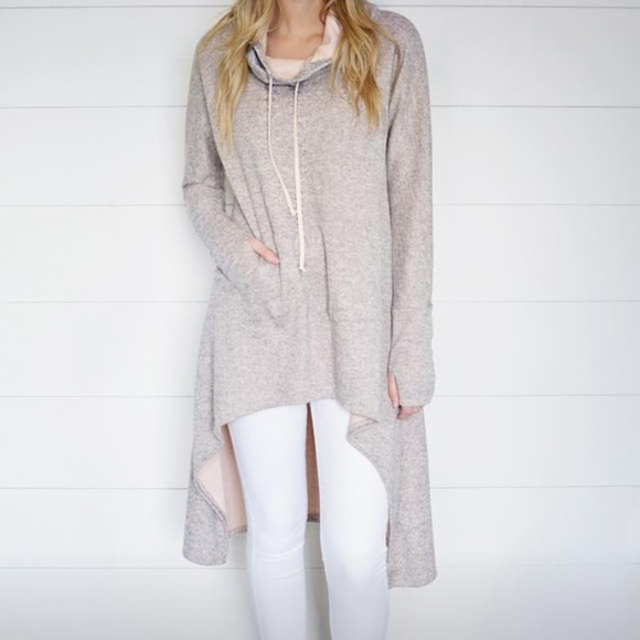 French Terry soft thumbhole top - Picture 3 of 6