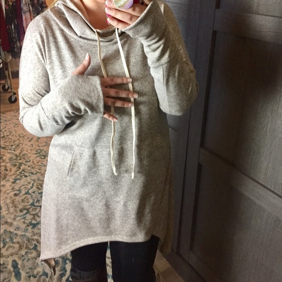 French Terry soft thumbhole top - Picture 5 of 6