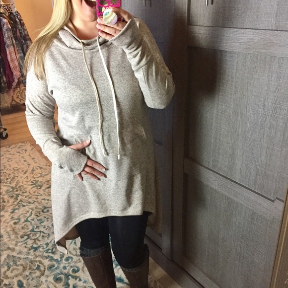 French Terry soft thumbhole top - Picture 6 of 6