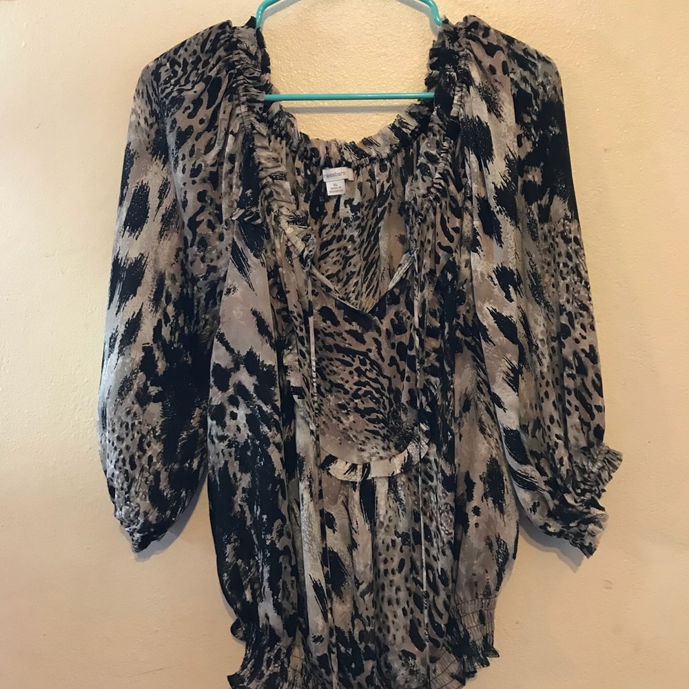 Animal print shirt