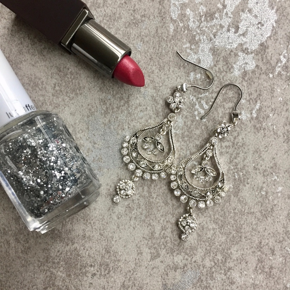Rhinestone Statement Earrings
