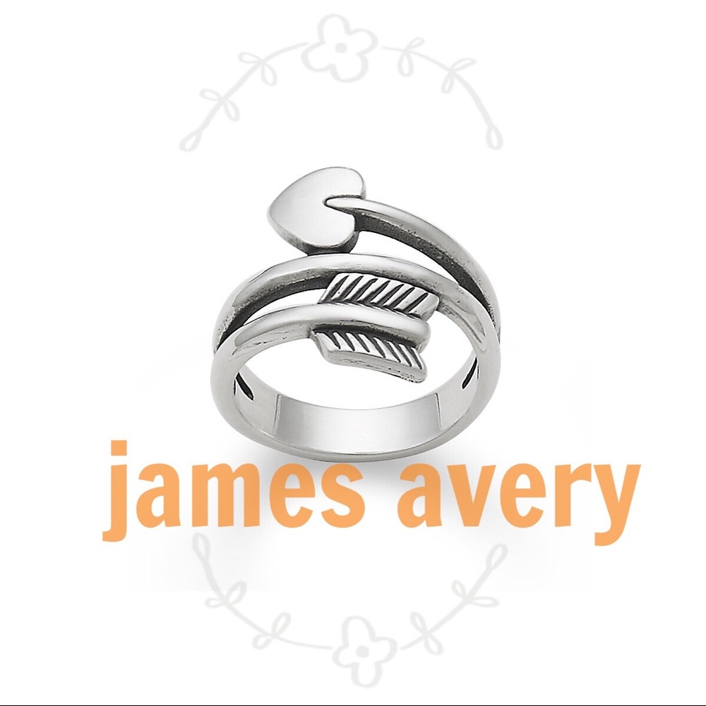 Arrow & Heart Ring-James Avery: Size 8