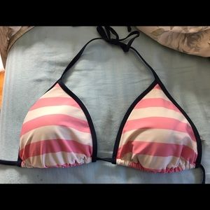 Aerie striped bikini top