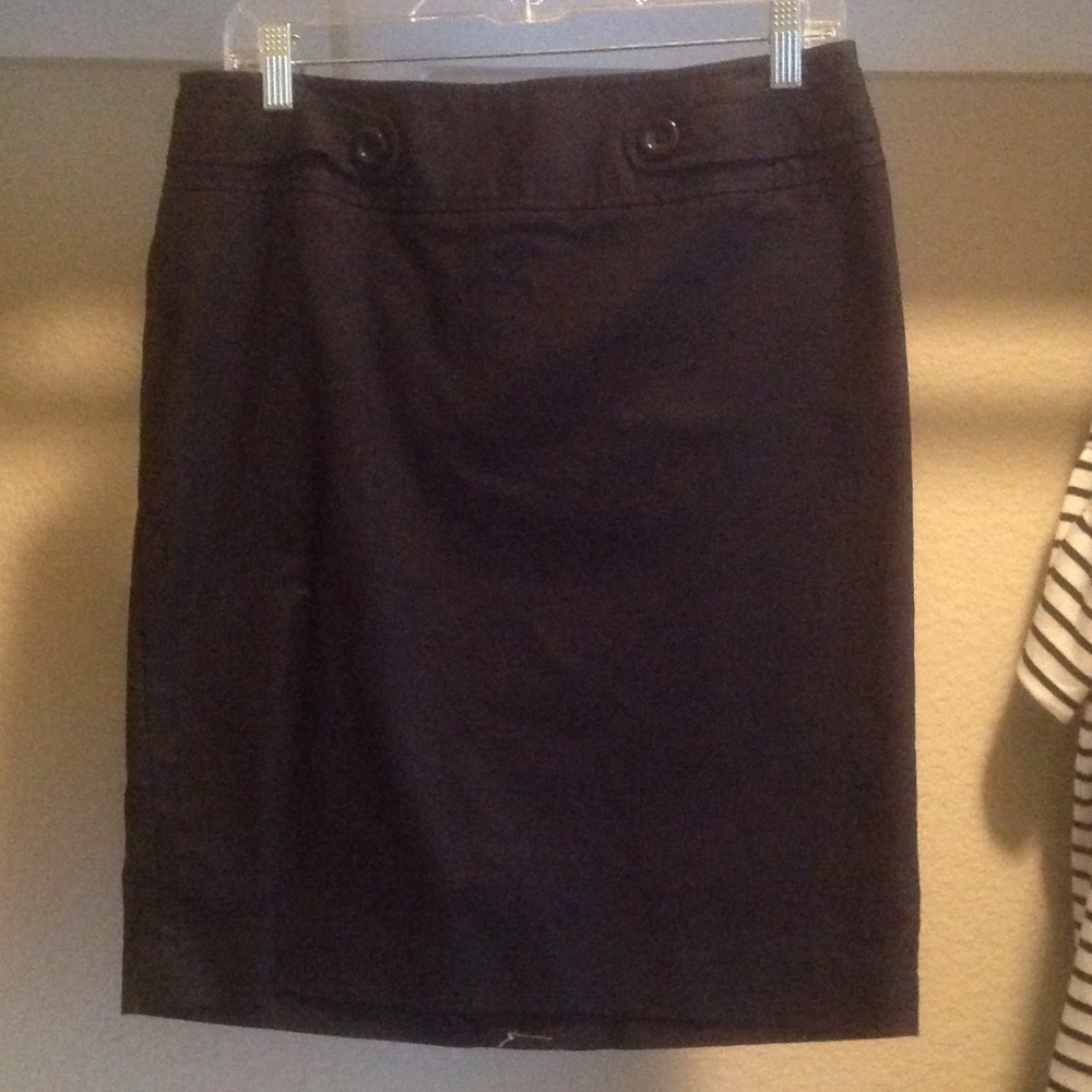 Loft black pencil skirt