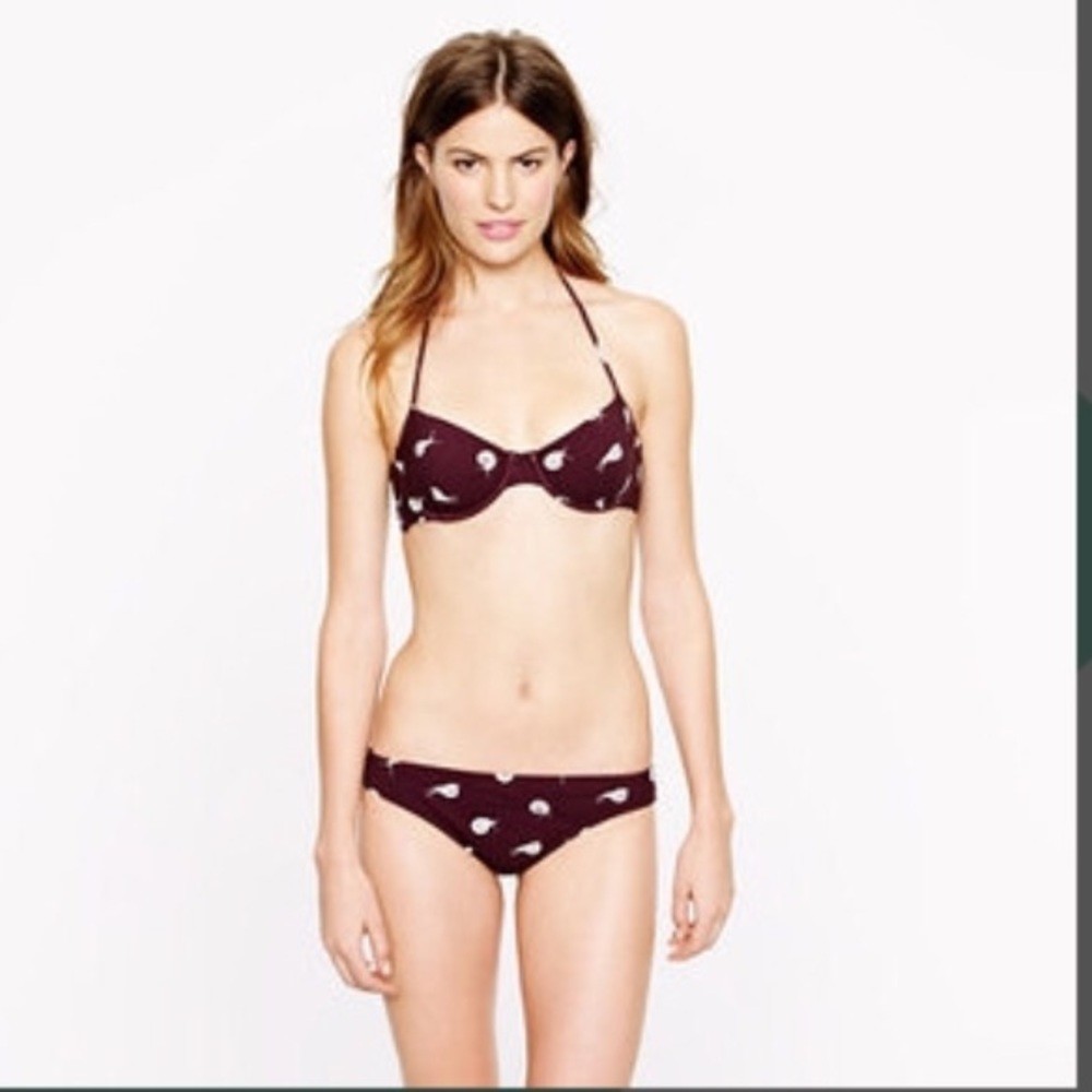 J. Crew Snail Bikini Size 34B/S