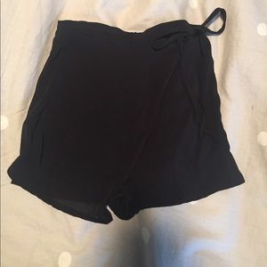 Black asymmetrical skirt