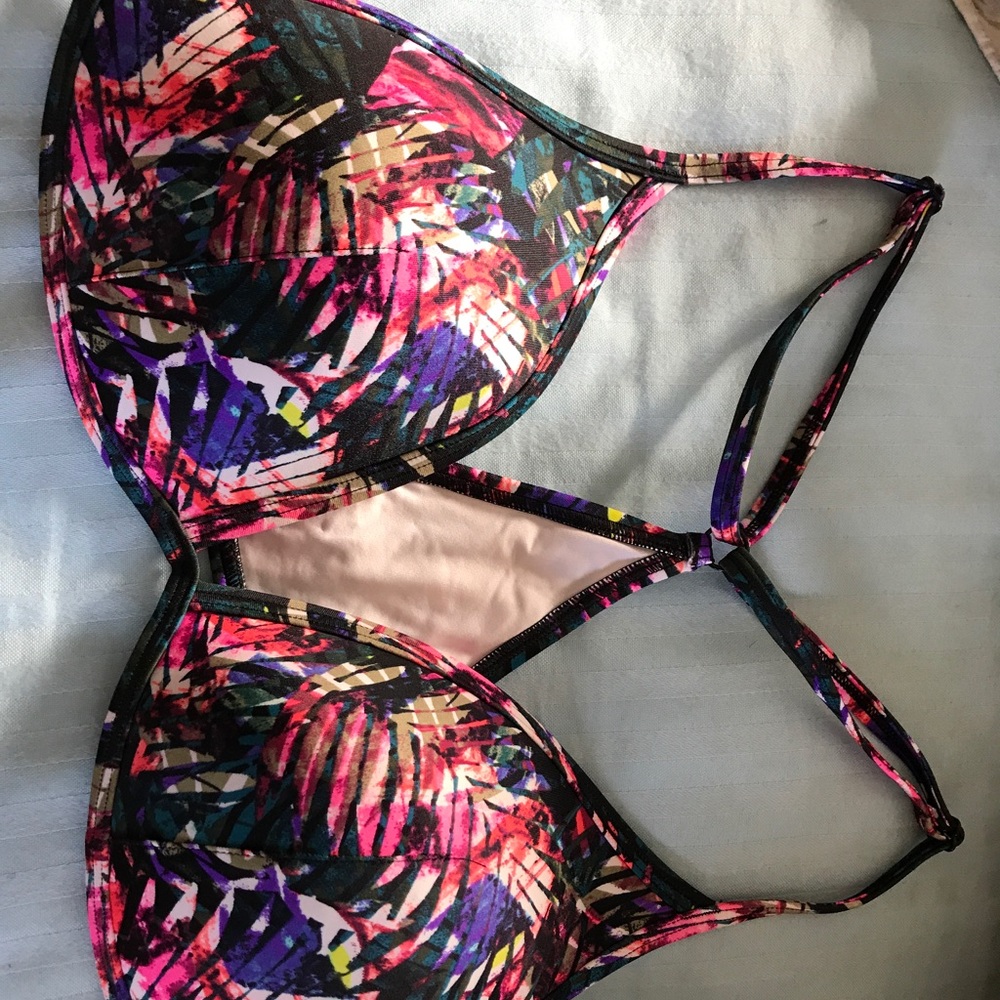 Victoria's Secret push-up bikini top, racer back