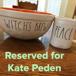 Reserved for Kate Peden.