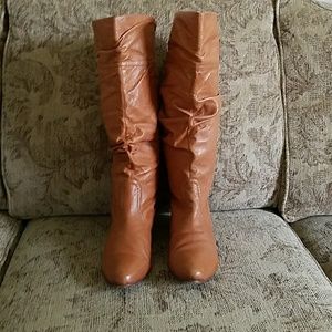 Steve Madden cognac boots size 11