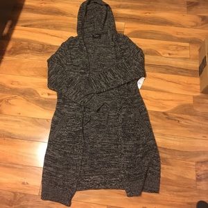 Pacsun men's long hooded cardigan size small