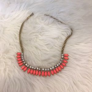 J. Crew coral necklace