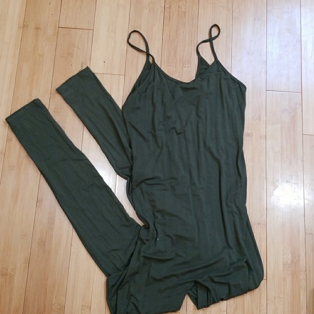 Green one piece outfit