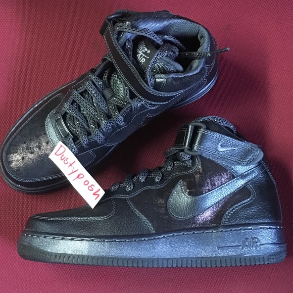 Nike Shoes Air Force 1 07 Mid Prm Black Sneakers Poshmark Nike Shoes Air Force 1 07 Mid Prm Black Sneakers Poshmark