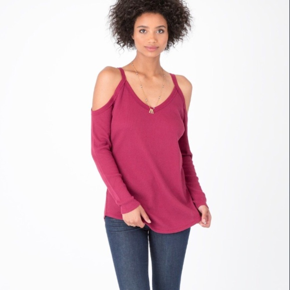 WEEKEND SALE The Long Sleeve Cold Shoulder Thermal