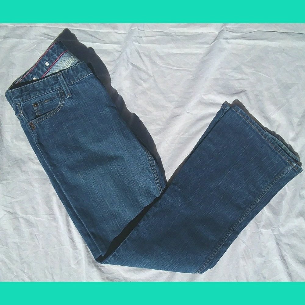 DKNY Times Square boot cut jeans