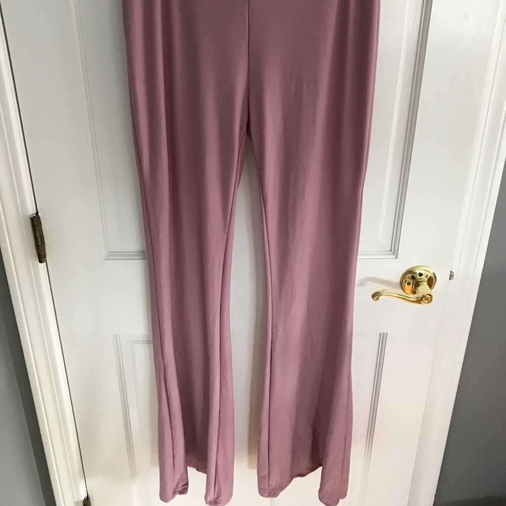 Soft purple lounge pants extra long