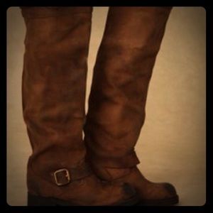 Jeffrey Campbell Distressed Wishlist Brown Boots