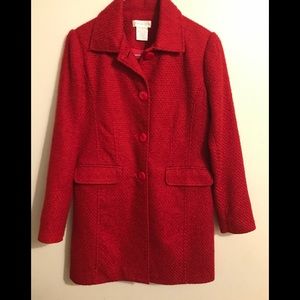 Worthington women four buttons pea coat jacket
