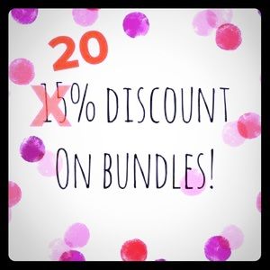 20% off bundles of 2 or more!!
