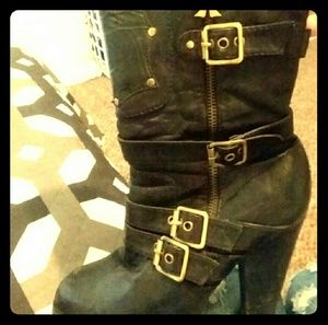 Dollhouse heel boots