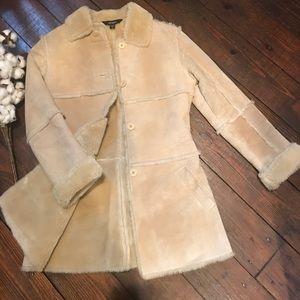 Express Leather coat