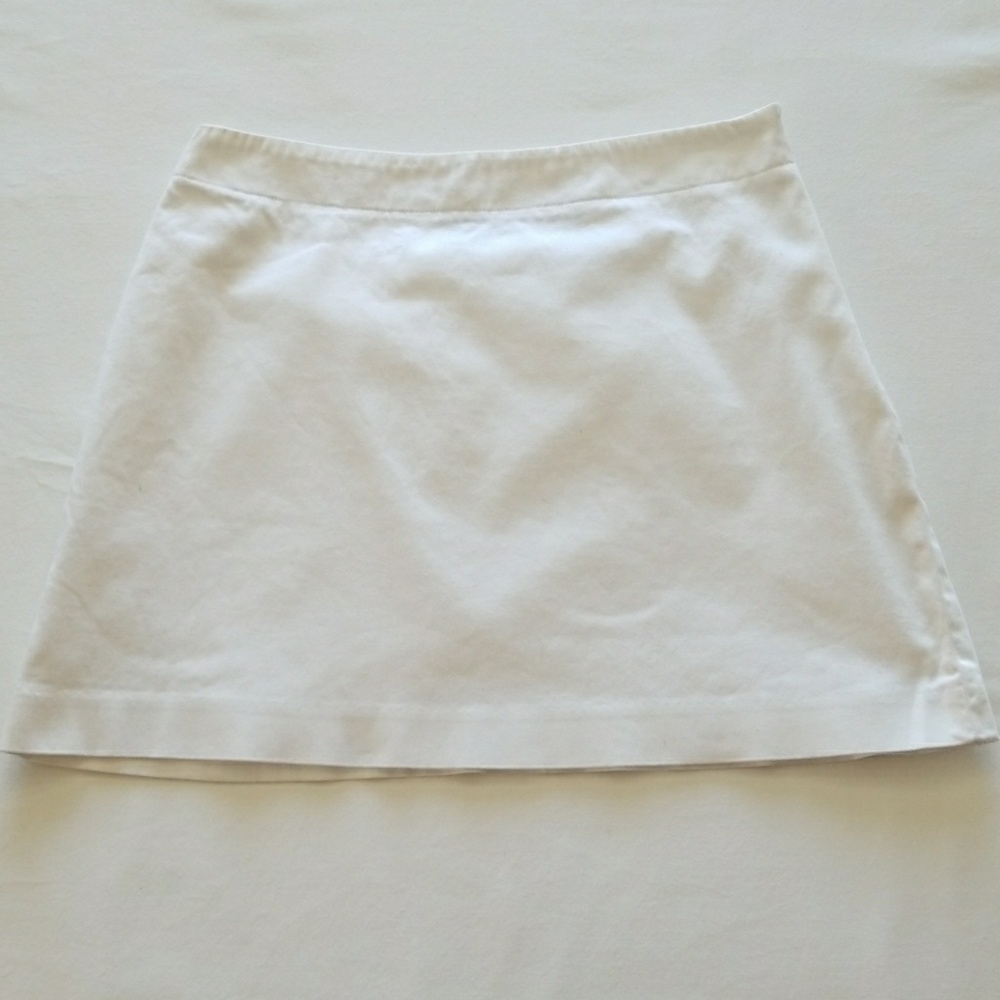 Adorable White Express Mini Skirt
