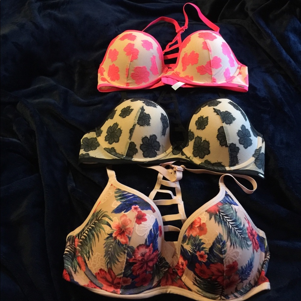 Floral bras $20 each